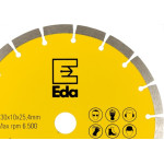 Disco Diamantado Eda Segmentado 230Mm X 25,4Mm - 0Qh
