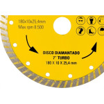 Disco Diamantado Eda Turbo 180Mm X 25,4Mm - 0Qi