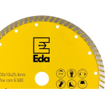 Disco Diamantado Eda Turbo 230Mm X 25,4Mm - 0Qj