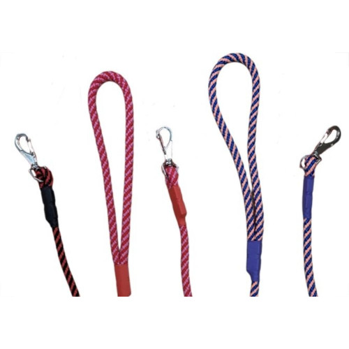 Guia Para Caes Tati Corda Rolica Soft Colors 8Mm X 60Cm - Kit C/6 Pecas
