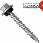Parafuso Telha Sextavado Com Arruela De Vedacao Ponta Ogivada 12-14 X 4.1/2'' Jomarca