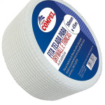 Fita Telada Compel Fibra De Vidro Para Drywall E Trincas Autoadesiva 50Mm X 45M