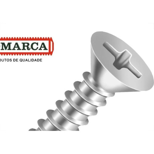 Parafuso Jomarfix Inox Philips Chata Jomarca 3,5 X 40Mm - Kit C/5 Centos