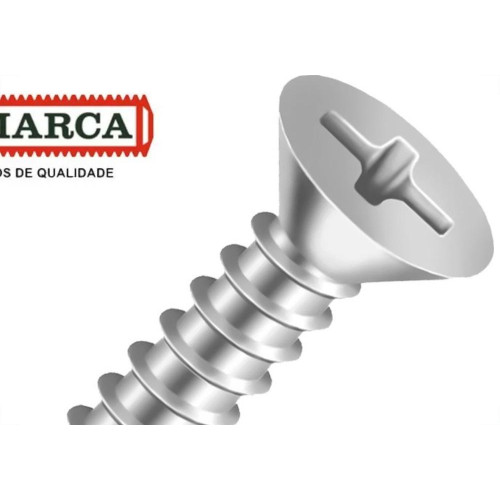 Parafuso Jomarfix Inox Philips Chata Jomarca 4,0 X 40Mm - Kit C/5 Centos