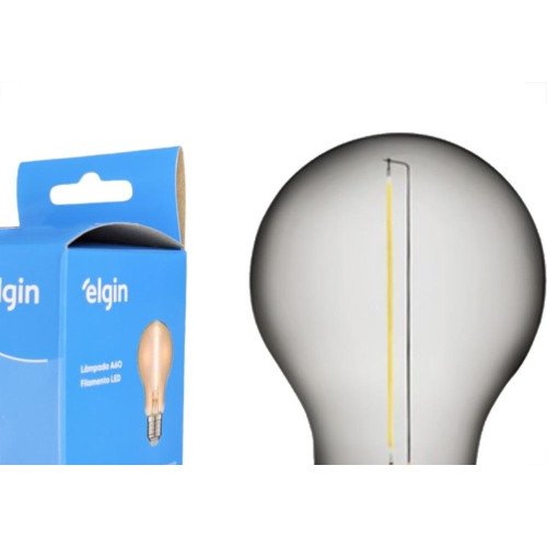 Lampada Filamento De Led Elgin A60 - 1W. 50Lm E-27 Bivolt Branco