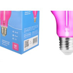 Lampada Filamento De Led Elgin A60 - 1W. 50Lm E-27 Bivolt Rosa