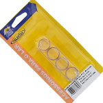 Ponteira Externa (Pvc) Talentos Redonda 3/4'' Transparente Cartela Com 4 Pecas