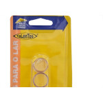 Ponteira Externa (Pvc) Talentos Redonda 3/4'' Transparente Cartela Com 4 Pecas