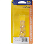 Ponteira Externa (Pvc) Talentos Redonda 5/8'' Transparente Cartela Com 4 Pecas