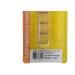 Ponteira Externa (Pvc) Talentos Quadrada 16X16 Transparente Cartela Com 4 Pecas