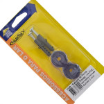 Batedor De Porta Pvc Com Parafuso Talentos Cristal Cartela Com 2 Pecas