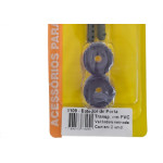 Batedor De Porta Pvc Com Parafuso Talentos Cristal Cartela Com 2 Pecas