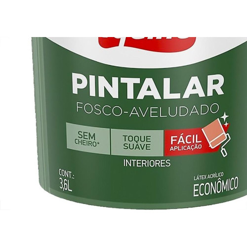 Tinta Acrilica Iquine Pintalar 3,6L Branco Gelo