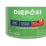 Tinta Epoxi Iquine Diepoxi Base Agua 900Ml Branco Neve
