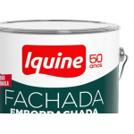 Tinta Acrilica Iquine Fachada Emborrachada Acrilico Premium 3,6L Branco Neve