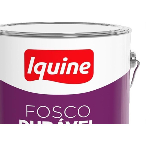 Tinta Acrilica Iquine Fosco Duravel Premium 3,6L Branco Neve
