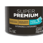 Tinta Acrilica Iquine Fosco Super Premium 3,6L Branco Neve
