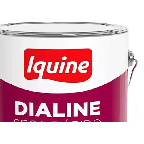 Tinta Esmalte Iquine Dialine Seca Rapido Galao 3L Branco Neve