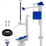 Mecanismo Para Caixa Acoplada Astra Hidraulico Kit Completo Acionamento Superior Botao Branco Mu2/Sp*Branco
