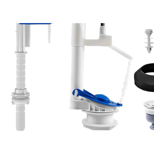 Mecanismo Para Caixa Acoplada Astra Hidraulico Kit Completo Acionamento Superior Botao Branco Mu2/Sp*Branco