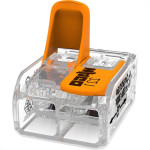 Conector Wago Para Chuveiro 2 Polos - 6Mm - 41A. 221-612 - Kit C/50 Pecas