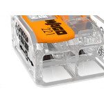 Conector Wago Para Chuveiro 2 Polos - 6Mm - 41A. 221-612 - Kit C/50 Pecas