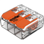 Conector Wago Emenda 3 Polos - 6Mm - 41A. 221-613 - Kit C/30 Pecas
