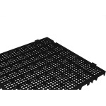 Piso Antiderrapante Plastico Presto 50X50Cm Preto