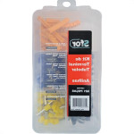 Terminal Kit Sforplast - Anilhas + Terminais Tubulares Pre Isolados Com 321 Pecas - 5744