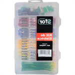 Terminal Kit De Eletrica Sforplast - Abracadeiras-Clips-Terminais Femea E Macho Pre Isolados Com 401 Pecas - 5743