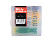 Terminal Kit De Eletrica Sforplast - Abracadeiras-Clips-Terminais Femea E Macho Pre Isolados Com 401 Pecas - 5743
