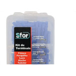 Terminal Kit Sforplast - Femea/Forquilha/Luva /Macho/Tubolar Pre Isolados Com 241 Pecas - 5745