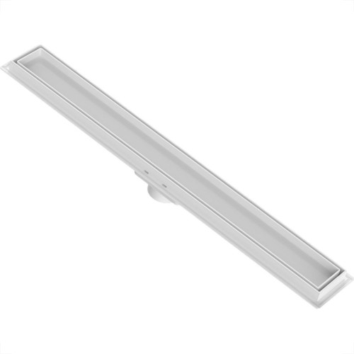 Ralo Invisivel Linear Tigre 50Cm Branco