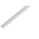 Ralo Linear Com Grelha Flat Tigre 90Cm Branco