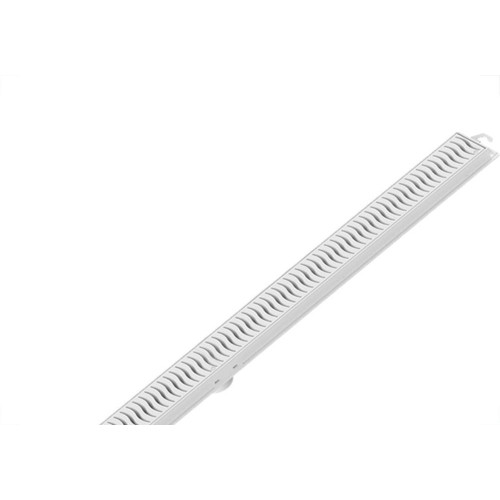 Ralo Linear Com Grelha Flat Tigre 90Cm Branco