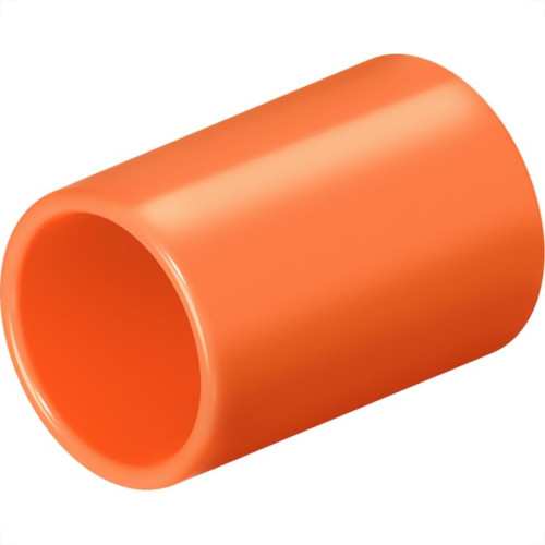 Luva Para Conduite Pvc Tigre Pressao Reforcado Laranja 3/4''- 25Mm - Kit C/50 Pecas
