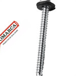 Parafuso Auto Brocante Sextavado Com Arruela Jomarca (J) 12 X 4'' Zincado