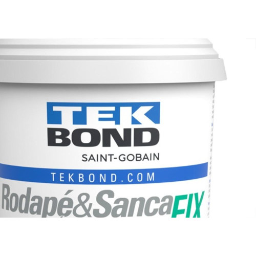 Cola Para Fixacao Rodape E Sanca Tekbond Fix - 1Kg