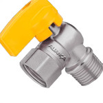 Registro Esfera Para Gas Alianca Angular Macho/Femea 1/2'' - 550/12