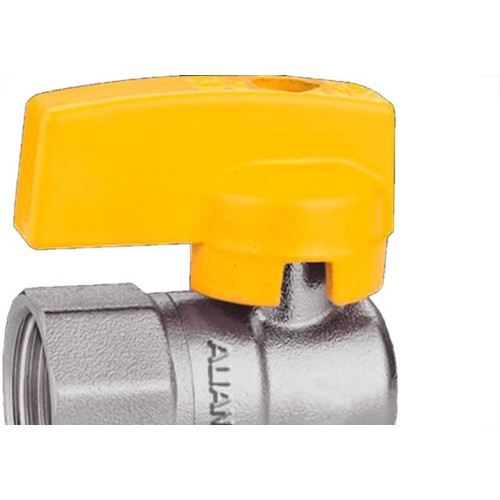 Registro Esfera Para Gas Alianca Angular Macho/Femea 1/2'' - 550/12