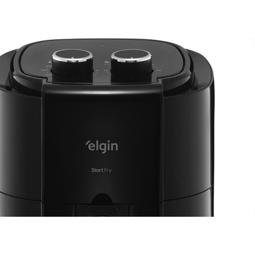 Fritadeira Eletrica Sem Oleo Elgin Start Fry 3,5 Litros Preta - 127V.