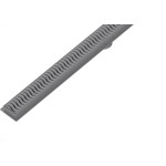 Ralo Linear Com Grelha Flat Tigre 70Cm Cinza