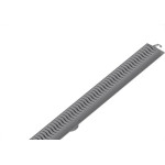 Ralo Linear Com Grelha Flat Tigre 70Cm Cinza