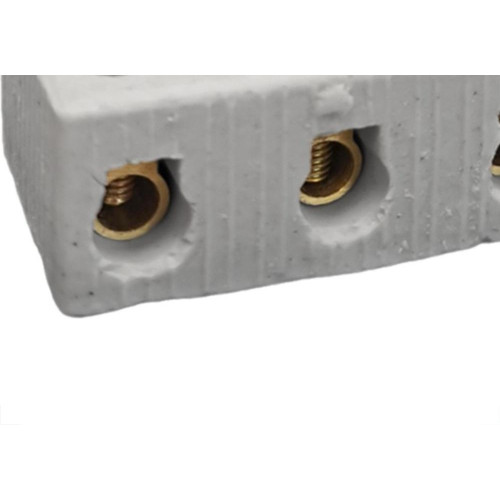 Conector Porcelana Interneed 3 Polos 16Mm - 66156 - Kit C/10 Pecas