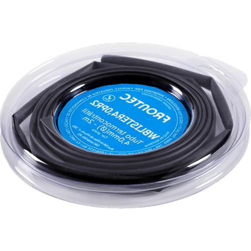 Tubo Termocontratil 4Mm / 2Mm Preto Pacote Com 2 Metros - Wblister 4,0Pr2