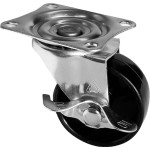 Rodizio Alianca Base Giratoria Com Freio 38Mm - Ro389F