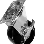 Rodizio Alianca Base Giratoria Com Freio 38Mm - Ro389F