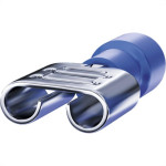 Terminal Femea Pre-Isolado Penzel 1,5 A 2,5Mm - Azul