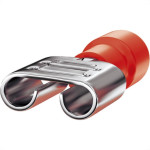 Terminal Femea Pre-Isolado Penzel 0,5 A 1,5Mm - Vermelho