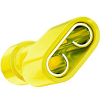 Terminal Femea Totalmente Isolado Nylon Sforplast 4 A 6Mm - Amarelo